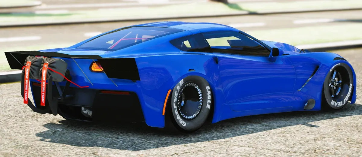 (Debadged) Chevrolet Corvette C7 Stingray Z06 Drag | BBC