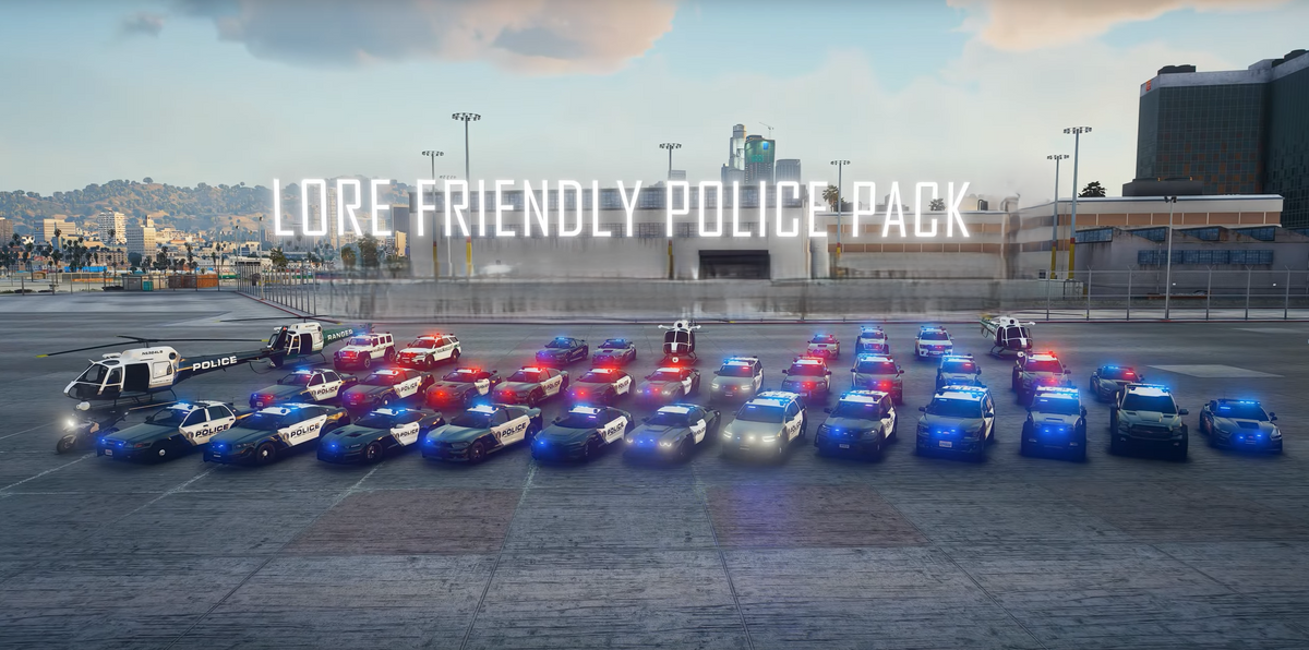 POLICE - LORE FRIENDLY PACK (14 CARS)