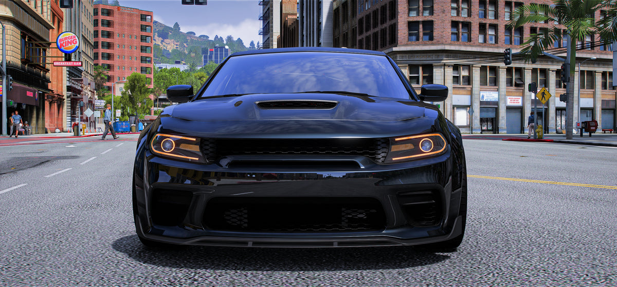 (Debadged) SRT Len Dodge Charger Hellcat Purple Torch V4 | 404 Development