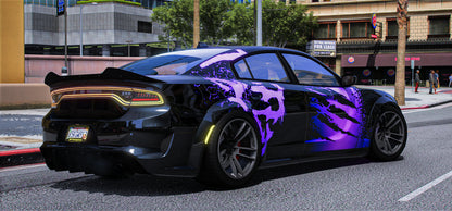 (Debadged) SRT Len Dodge Charger Hellcat Purple Torch V4 | 404 Development