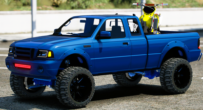 (Debadged) Ford Ranger With Bike | Rubban