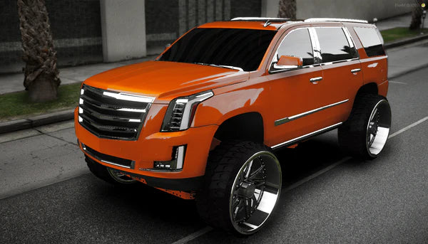 (Debadged) 2018 Cadillac Escalade Lifted On Corleone Forged (Bulletproof) | PNUT Customs