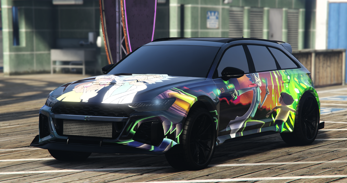 (Debadged) Audi RS6 S2 Rick And Morty (Bulletproof) | Tony´s Custom