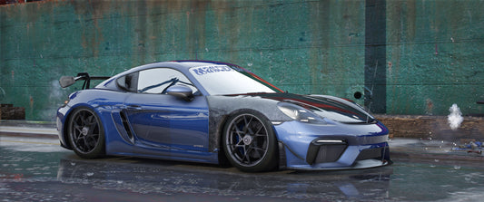 Custom Carbon Porsche GT4 RS | Wasted Money Fab